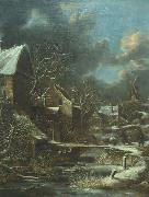 Klaes Molenaer Winter landscape. Germany oil painting artist